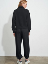 Davidson Half Zip Sweatshirt Black
