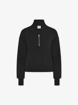 Davidson Half Zip Sweatshirt Black