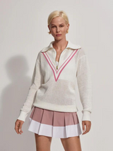 Savannah Knit White/Cashmere Rose