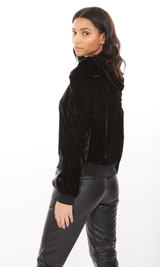 Lenny Velour Hoodie
