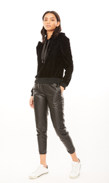 Lenny Velour Hoodie