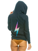 Rainbow Bolt Zip Hoodie