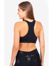 Black Star Foil Bra