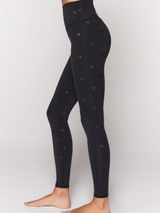Black Heart Legging High Waist