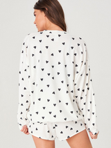 Black Hearts Boyfriend Sweatshirt