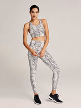 Century Legging Ivory Cobra