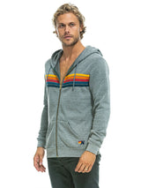 Grey/Rainbow 5 Stripe Sweatshirt