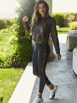 Dynamic Duo Leopard Stripe Legging
