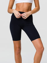 High Rise Bike Short Black