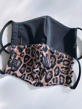 Face Masks Black/Leopard
