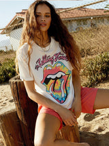Rolling Stones Tie Dye Tongue Tee