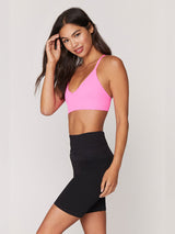 Selene Triangle Bra Hibiscus