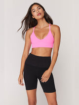 Selene Triangle Bra Hibiscus