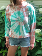 "Summer Love" Coachella Sweatshirt Honeydew
