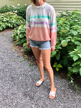 "Summer Love" Coachella Sweatshirt Peach Pearl