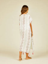 Tie Dye Snakeskin Duster Coverup