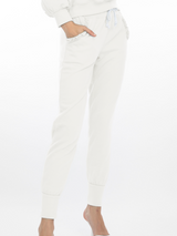 Ruffle Sweatpants Ivory
