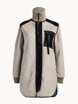 Audrey Curly Shearling Coat