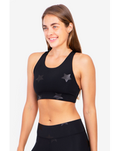 Black Star Foil Bra