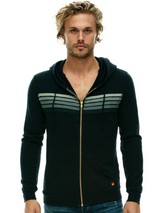 Charcoal 5 Stripe Hoodie