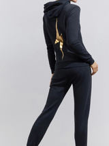 Charcoal Gold Bolt Sweatpant