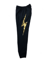 Charcoal Gold Bolt Sweatpant