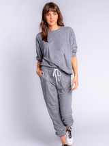 Grey Star Stitch Longsleeve