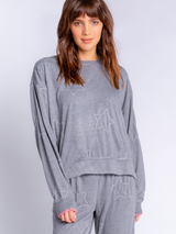 Grey Star Stitch Longsleeve