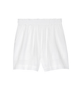 Leighton Cotton Gauze Short White