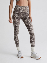 Let's Go High Rise Legging Taupe