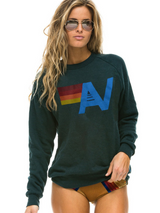 Logo Crew Sweatshirt Charcoal