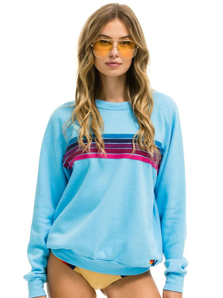 Pink and 2025 blue sweatshirt
