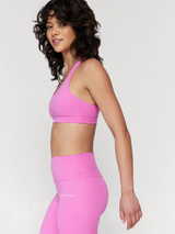 Eco Jersey Sports Bra Pink