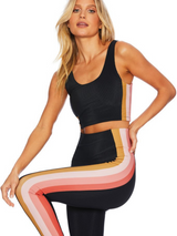 Tessa Top Coral Stripe