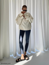 Vine Pullover Ivory