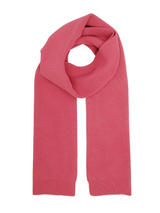 Merino Wool Scarf Raspberry Pink