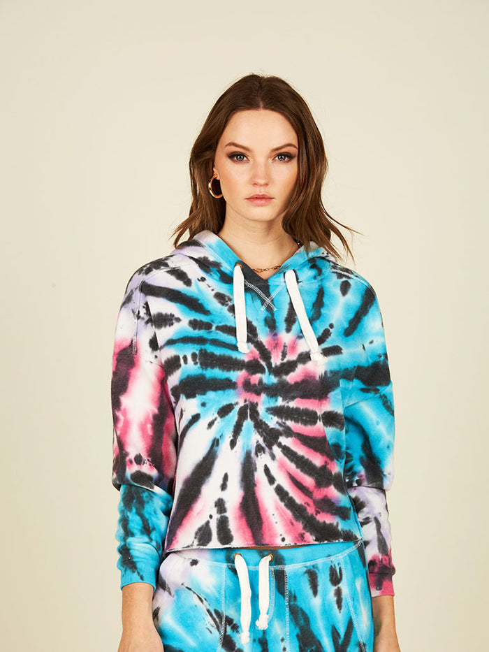 Bright tie dye hoodie best sale