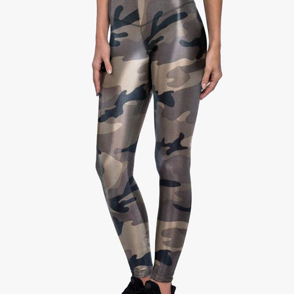 Koral Activewear Lustrous High Rise Legging - Black, Camo, Red, Green, Navy  - Shiny Leggings for Women, Camo, Small : : Clothing, Shoes &  Accessories