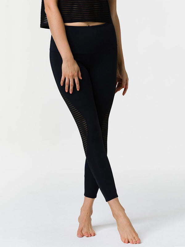 ONZIE White Briana Mesh Bra & Fierce Legging Combo Size S Retail