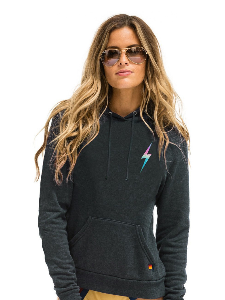 Rainbow Bolt Pullover Hoodie