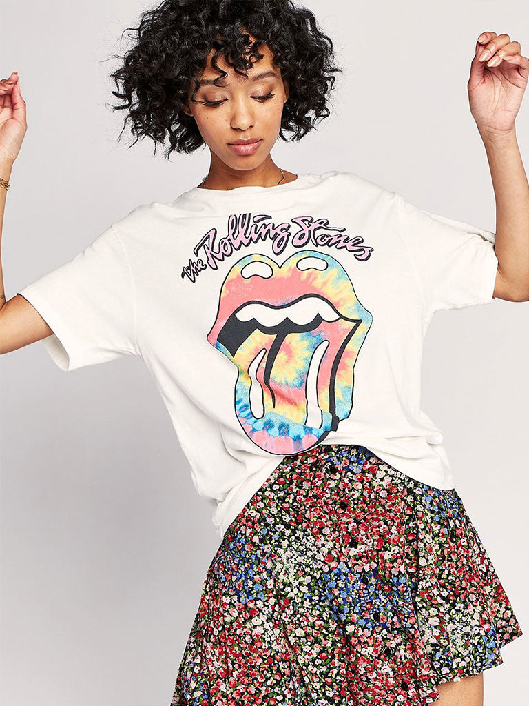 Rolling Stones Tie Dye Tongue Tee