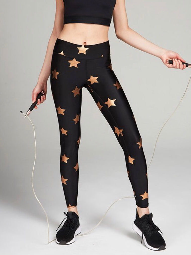 Rose Gold Star Leggings – SWEAT CHIC