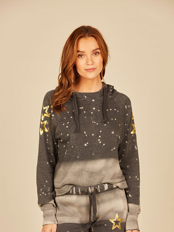 Ombre Gold Star Hoodie