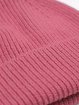 Merino Wool Beanie Raspberry Pink