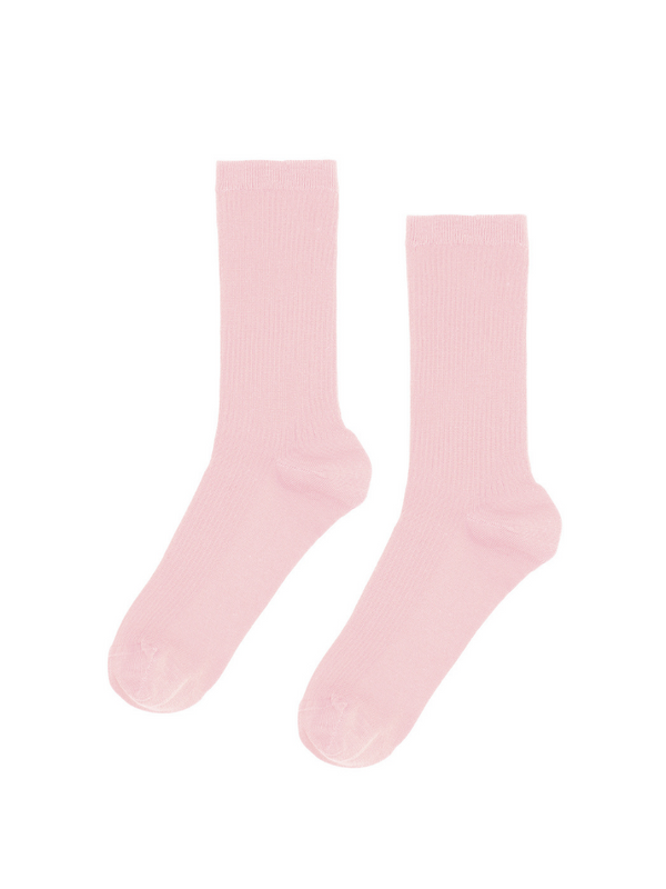 Classic Organic Cotton Sock Faded Pink