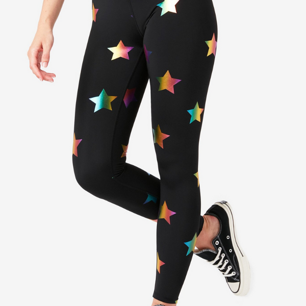 Rainbow Star Terez Capri Leggings Terez Rainbow Star Legging XS