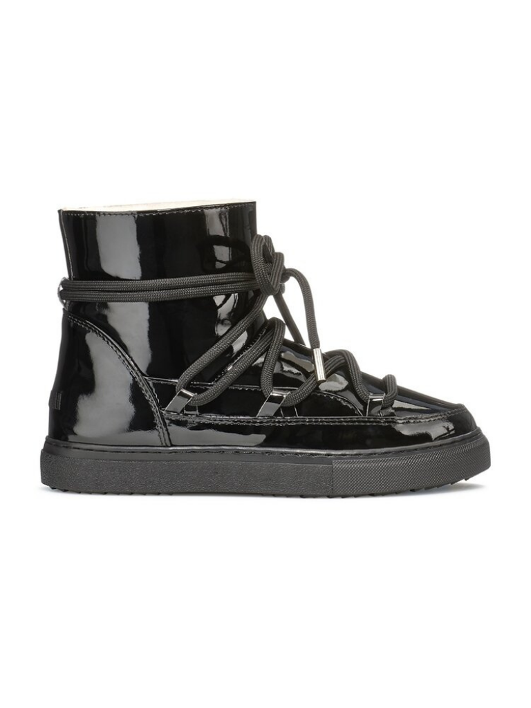Rain Sneaker Boot Black Gloss